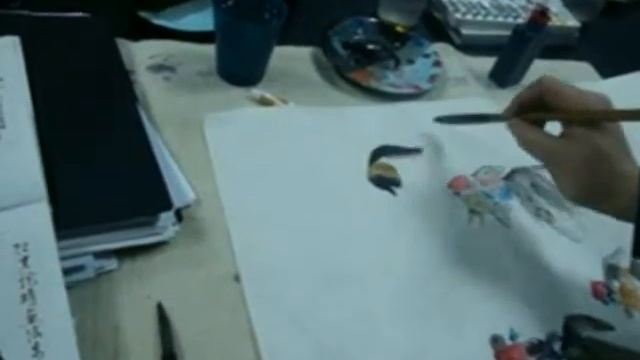 Chinese paint lesson