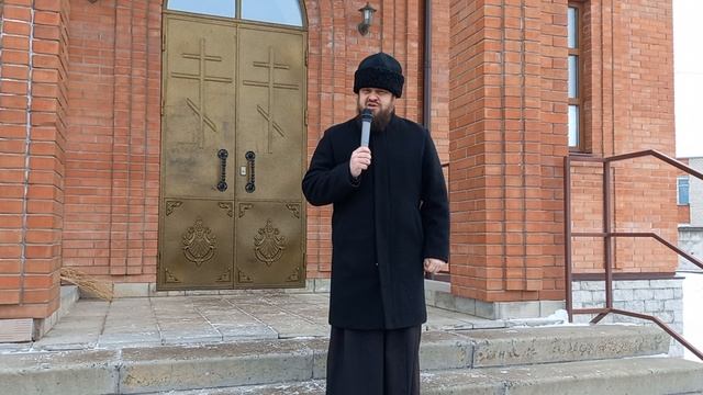 Масленица с Русской Общиной. Приветственное слово иерея Павла Курганова