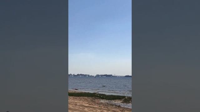 VLOG/ Путешествие к Лахта-Центр, небоскрёб. Хороший день.🚲☀️🌊🤗👍💪