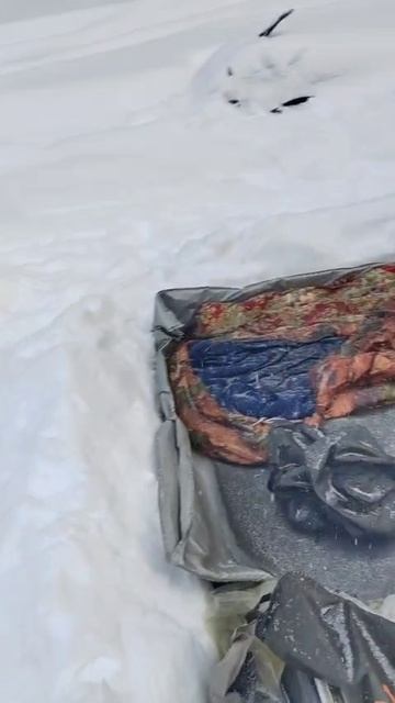 62 На зимней рыбалке в палатке под печкой выступила вода Сибирь
