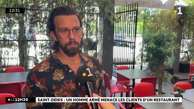 A Saint-Denis, un homme armé a menacé les clients d’un restaurant. 3 policiers ont été blessés