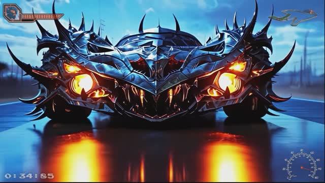 Arcade Hyperdrive   AI Metal Music Video