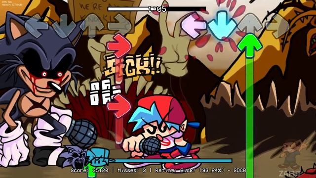 Friday night funkin - Lord x 2.0 execution encore