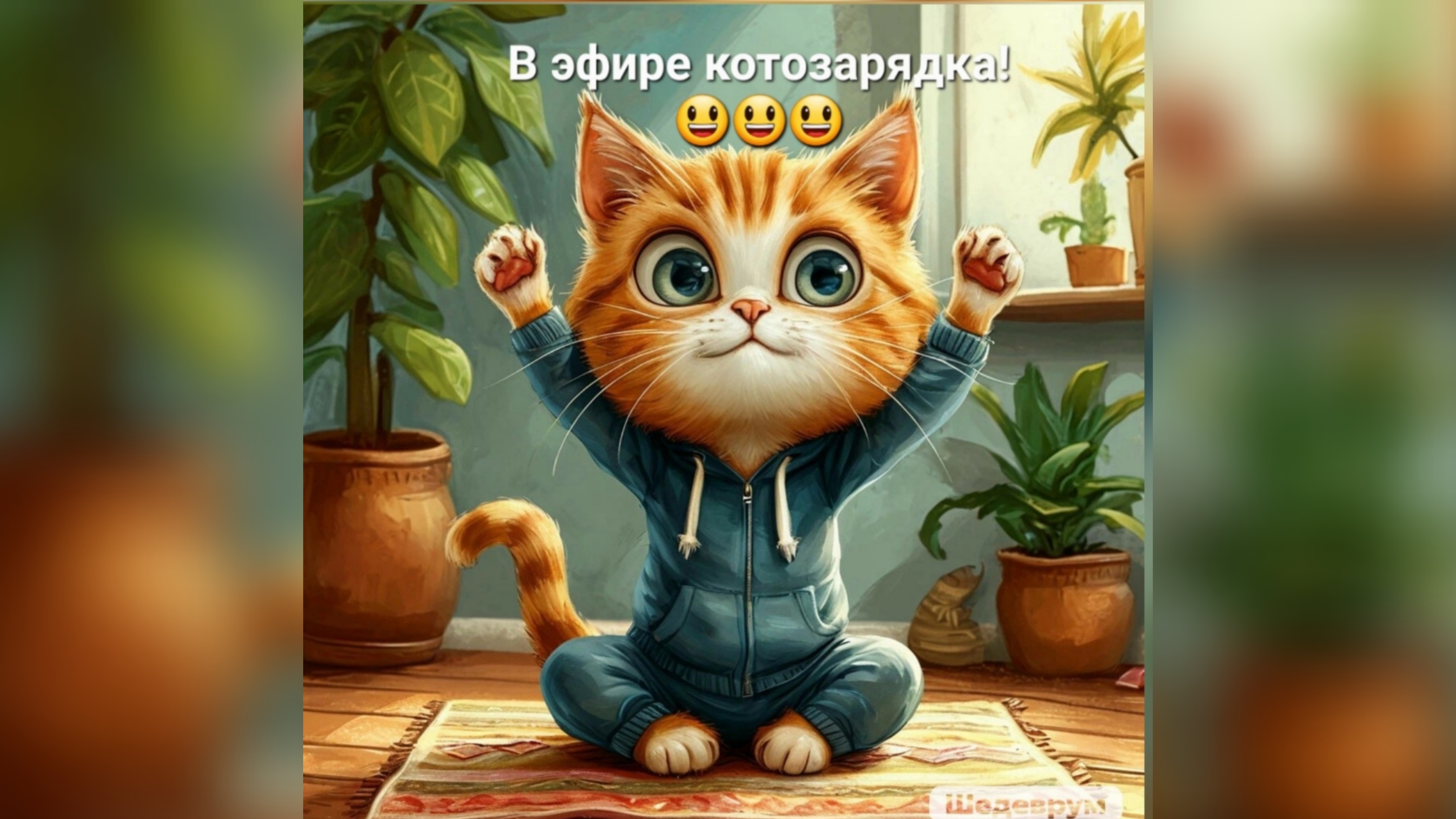 В эфире котозарядка!