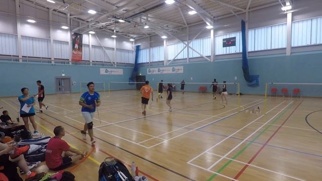 Guys & Dolls Badminton tournament Mixed Semi Final 2019