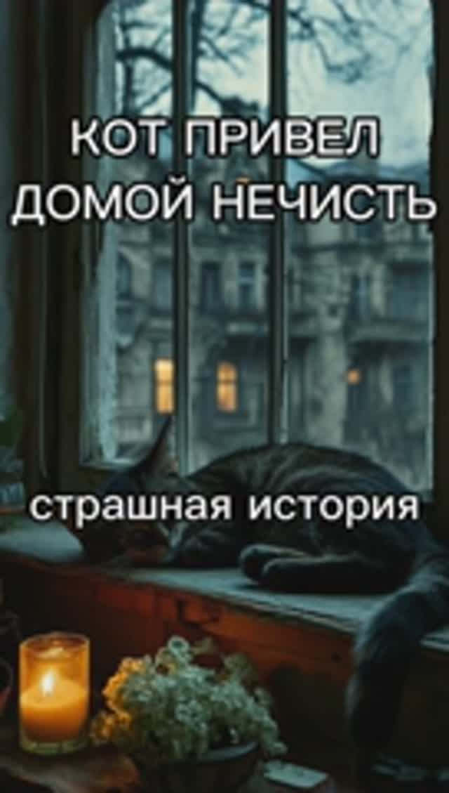 КОТ ПРИВËЛ ДОМОЙ НЕЧИСТЬ! — страшная история