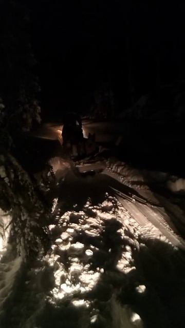 101 Снегоходы в глубоком снегу поход на реку Сухой пит Сибирь