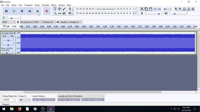 Audacity Lesson 13 - Sound Generator