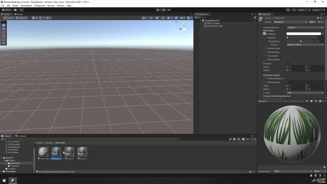 17 - Настройка материалов в Unity
