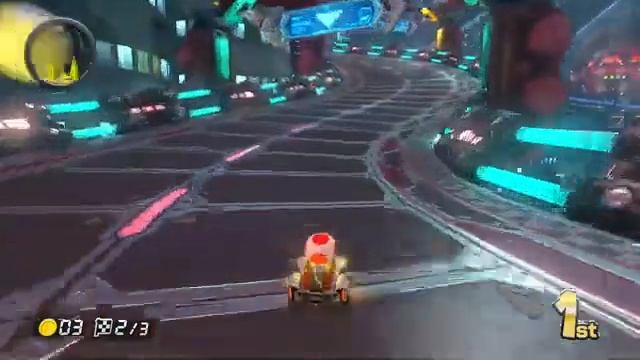 Mario Kart 8. Easy mode, 1st race