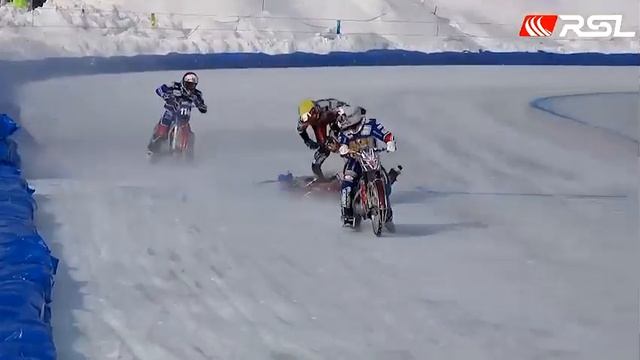 спидвей авария сегодня СК Мега Лада Падение Игоря Кононова мотогонщик на чемпионате Уфе 02 03 2025