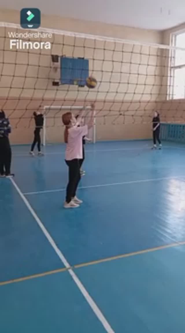 Тополинская СОШ.Соревнования по волейболу между школами.