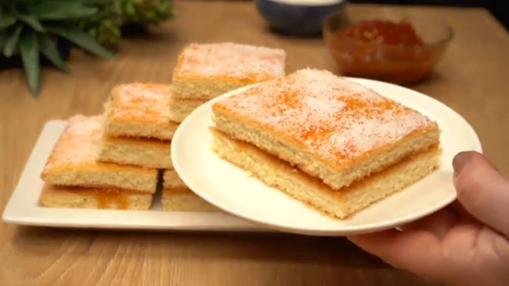 Быстрый десерт | Пирог с джемом | Простой и вкусный рецепт