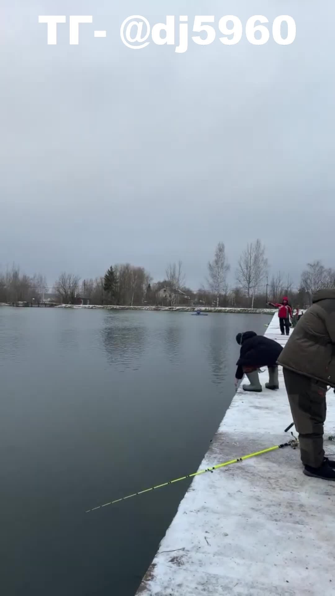 Ловля форели зимой