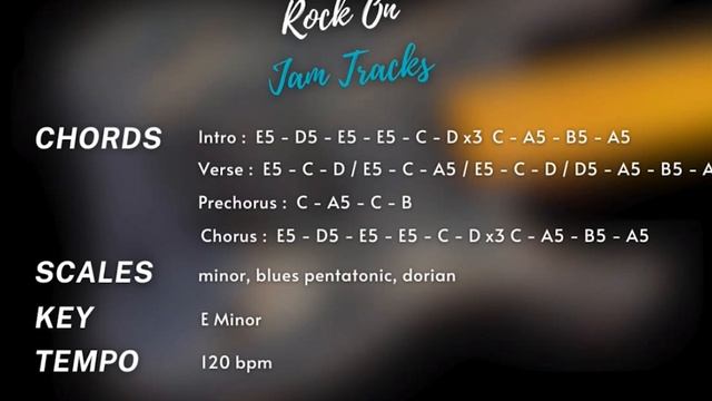 Blistering Heavy Hard Rock Backing Track For Guitar In E Minor