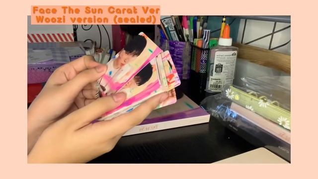 FACE THE SUN ☀️ CARAT VER. (Woozi Version Sealed) Unboxing 🥰🥳