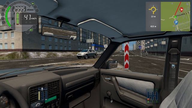 243) City Car Driving 3.075 км Восточная - Архитектурная 2.112 км Алердерп - Зеленый переулок