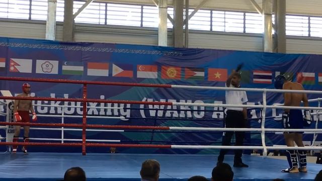 Бейшебек у Жаныбек KGZ vs IRI Mehdi Morshedi Asian Kickboxing Confederation Championship