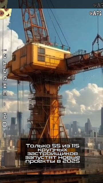 Только 55 из 115 крупных #застройщик запустят новые #проекты в 2025