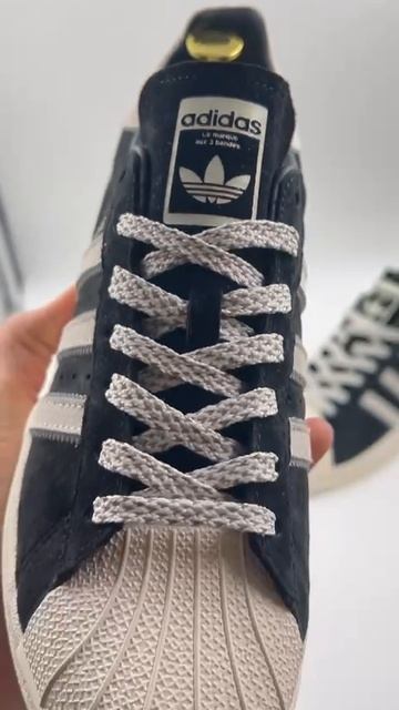 Кроссовки Adidas Superstar (чёрные)