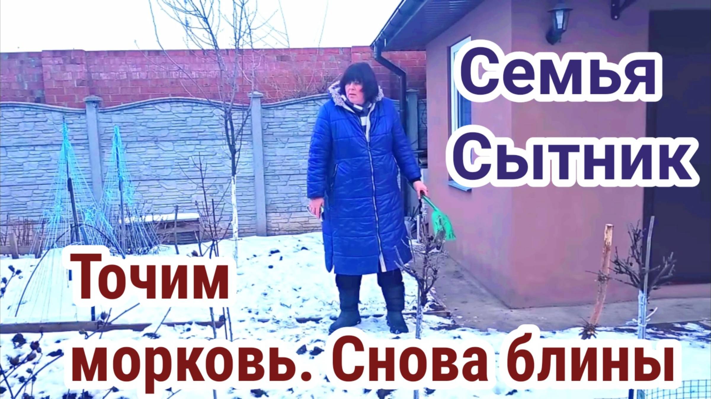 Семья Сытник- Точилка для моркови, снова блины!
