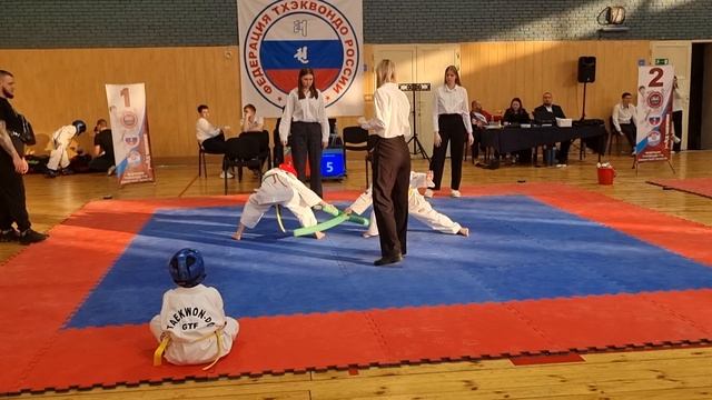 Taekwondo GTF 2025 до 29кг 8 лет Самара Локомотив. финал  мягкие палки.