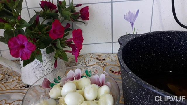 Маринованные перепелиные яйца.