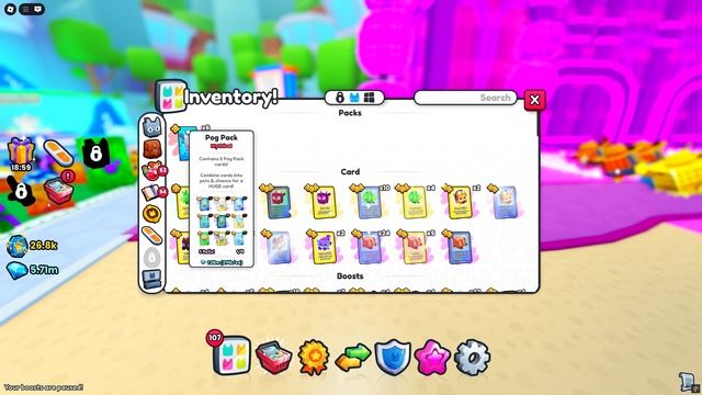 Pet Simulator 99 ROBLOX Мега открытие POG PAСKS