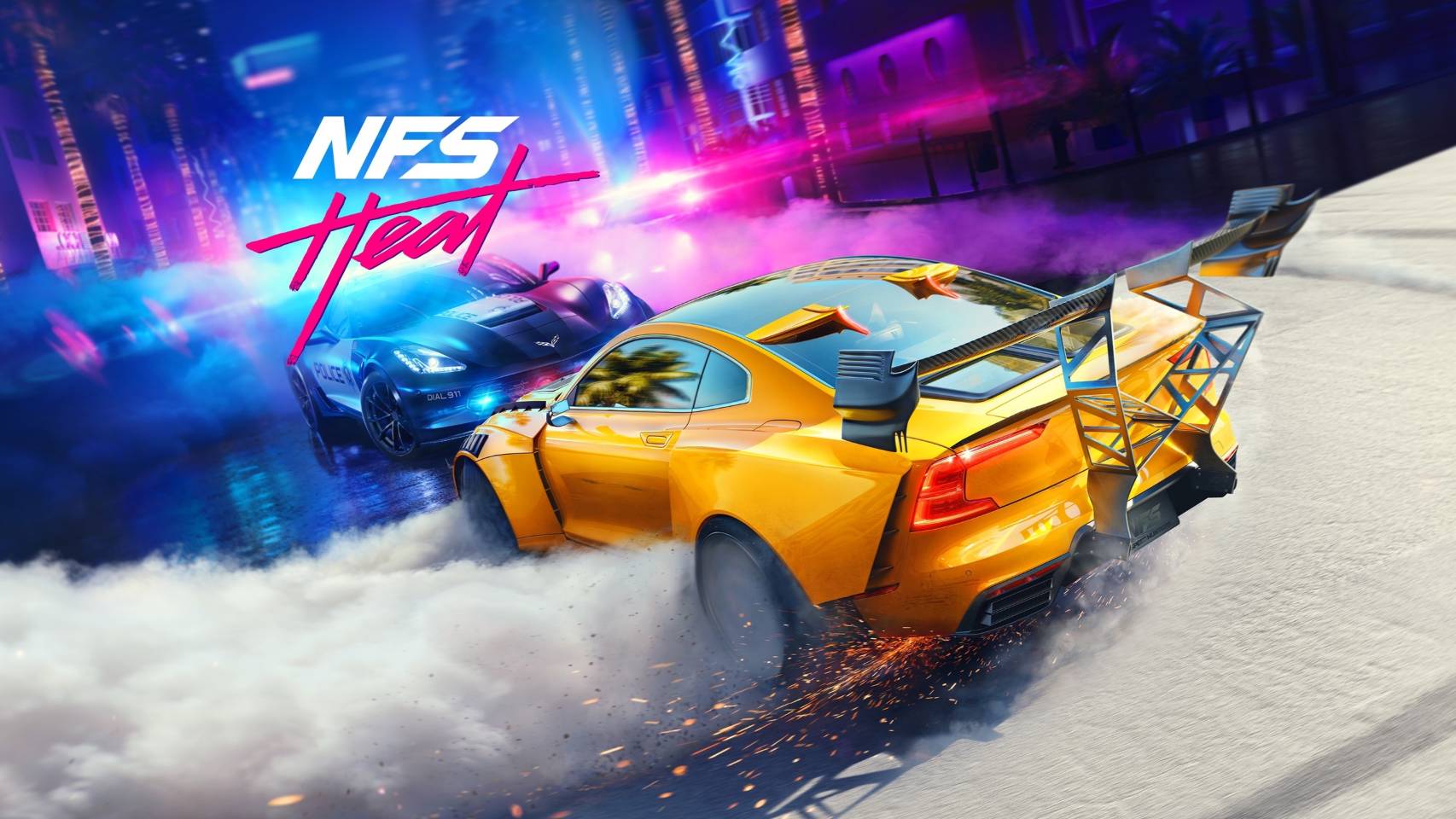 NFS Heat  фармим репутацию и деньги BMW VS менты, гоняем и чилим