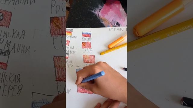 рисунок флаги всех времён России