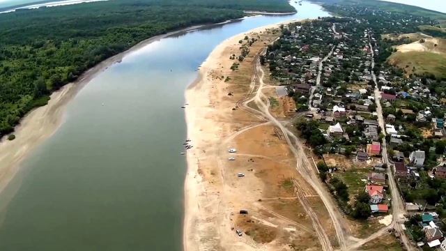 станица Раздоры - с высоты птичьего полёта