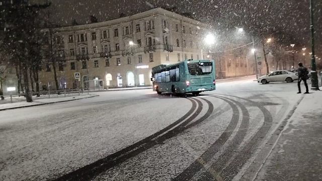 28 февраля 2025 г. Автобус 325 маршрут Волгабас 5270.G4 6588 Колпино Привокзальная Площадь