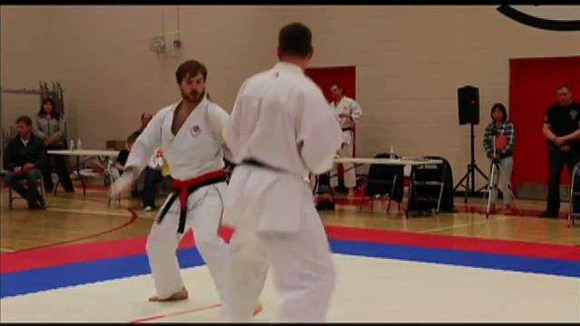ISKF Shotokan Karate Black Belts sparring, 22 March 2014