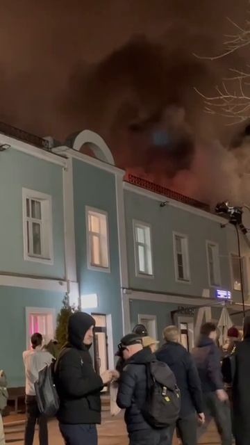 🔥Пожар в центре Москвы на Спартаковской площади🔥