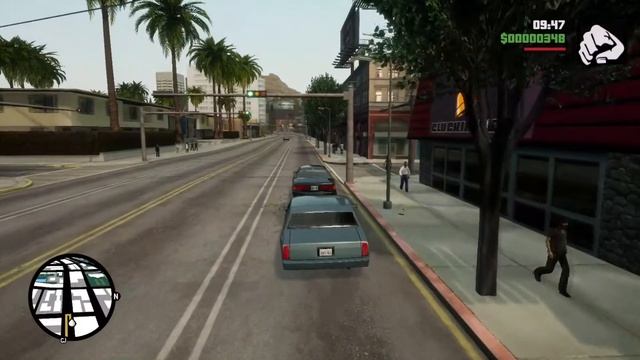 Morning Drive in GTA San Andreas Definitive Edition