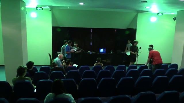 Janna на озвучке спектакля театра марионеток