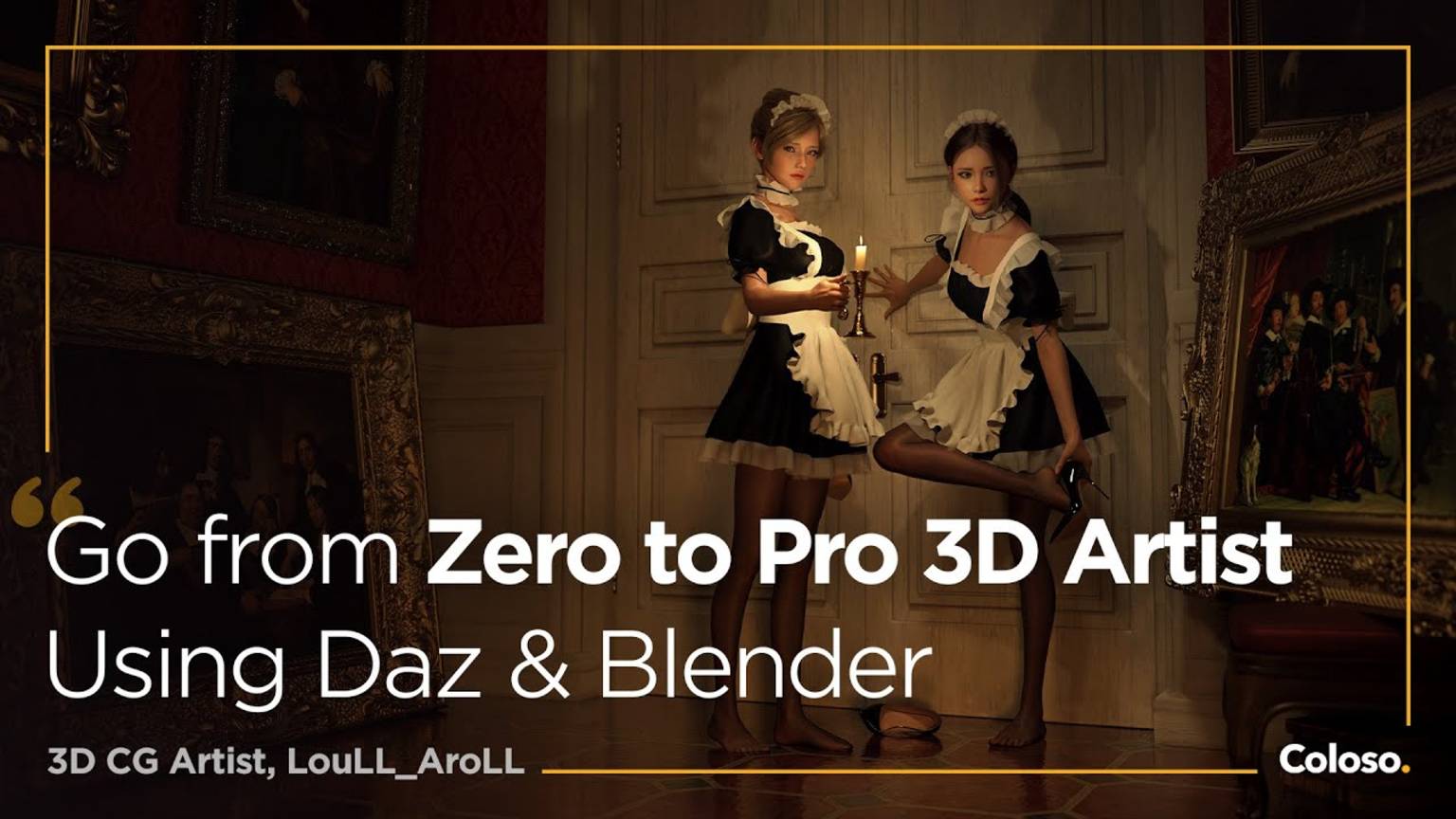 30 Days from 0 Skill to Pro 3D Artist with Daz & Blender