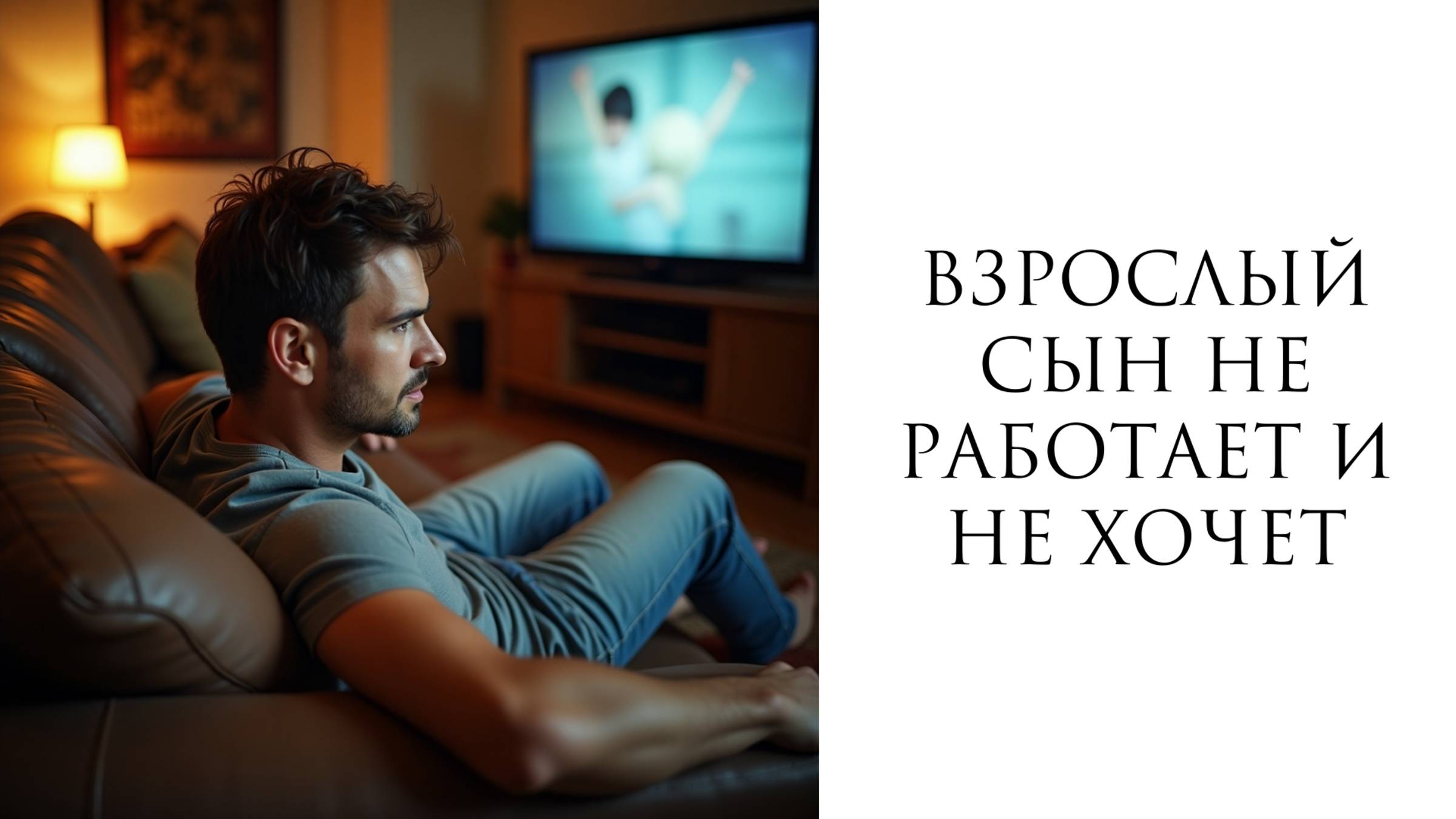сын 32 года не работает