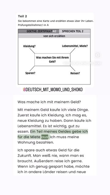 A2 Prüfung Sprechen