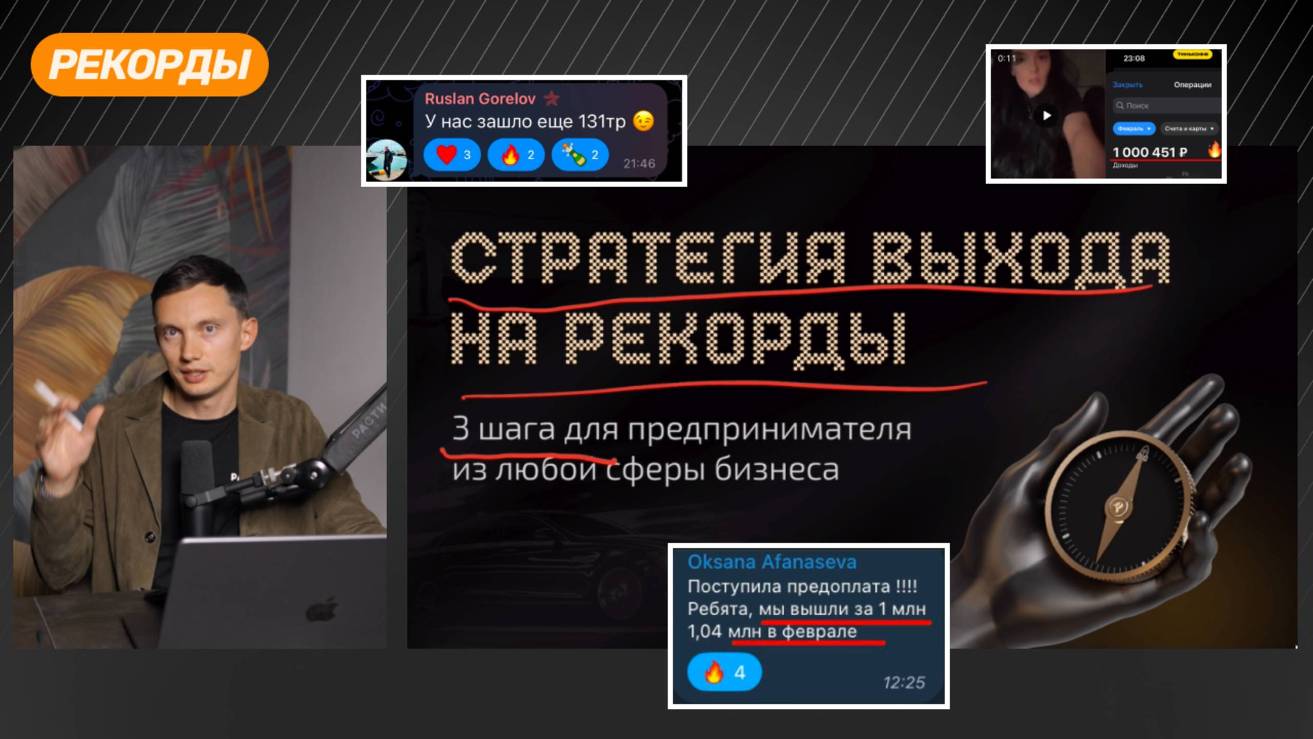 Стратегия выхода на РЕКОРДЫ в 2025 для предпринимателей 3 шага