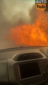 Адское пламя охватило дороги Приморья — горят поля возле трасс и жилых домов