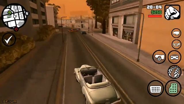 Grand Theft Auto : San Andreas iOS iPhone 5 [Gameplay Driving]