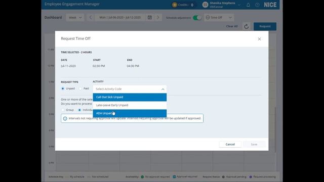 How To Use Paid Time Off (aka “PTO Balance”) in the NICE EEM 8.5 Web Application