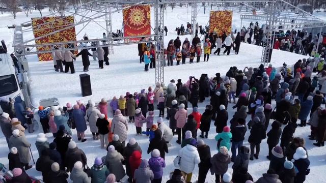 Масленица с высоты: Праздник в объективе квадрокоптера