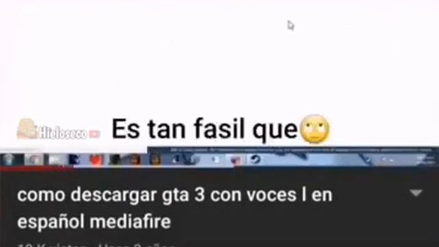como descargar gta 3 con voces en español mediafire (meme)