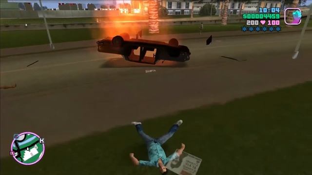 Vice City traffic chaos