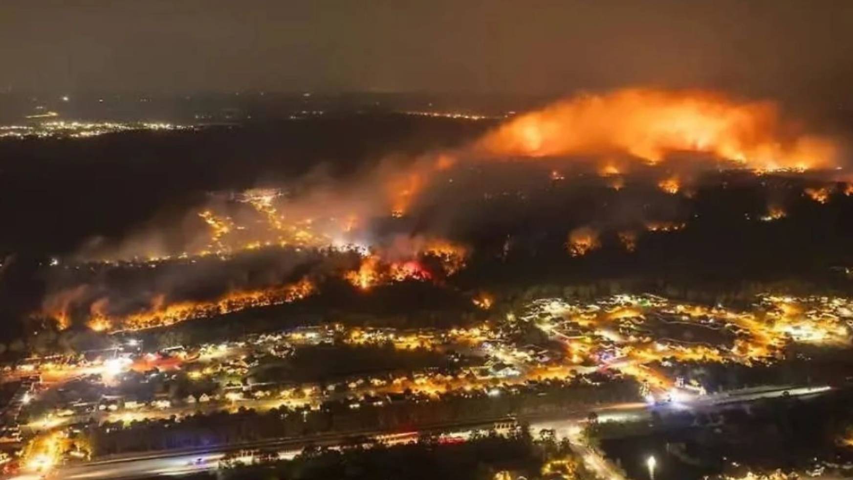 Пожары бушуют на востоке США. Режим ЧС введен в Южной Каролине