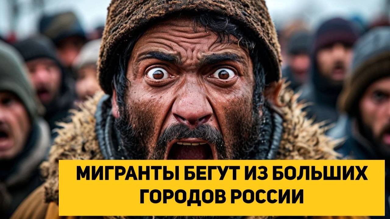 МИГРАНТЫ БЕГУТ ИЗ БОЛЬШИХ ГОРОДОВ РОССИИ