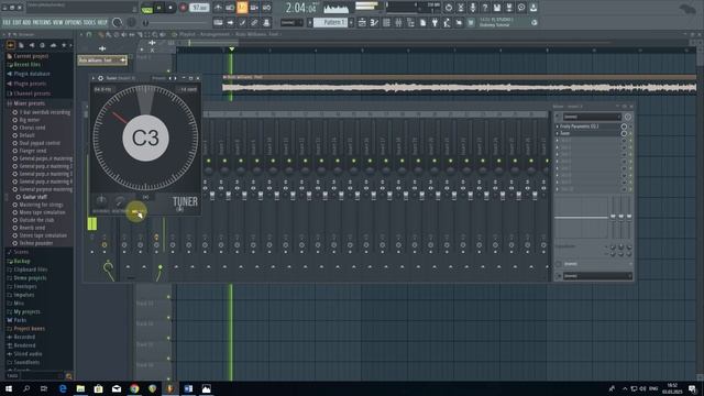 Определение гармонии в FL studio 20 на примере Robi Williams Feel