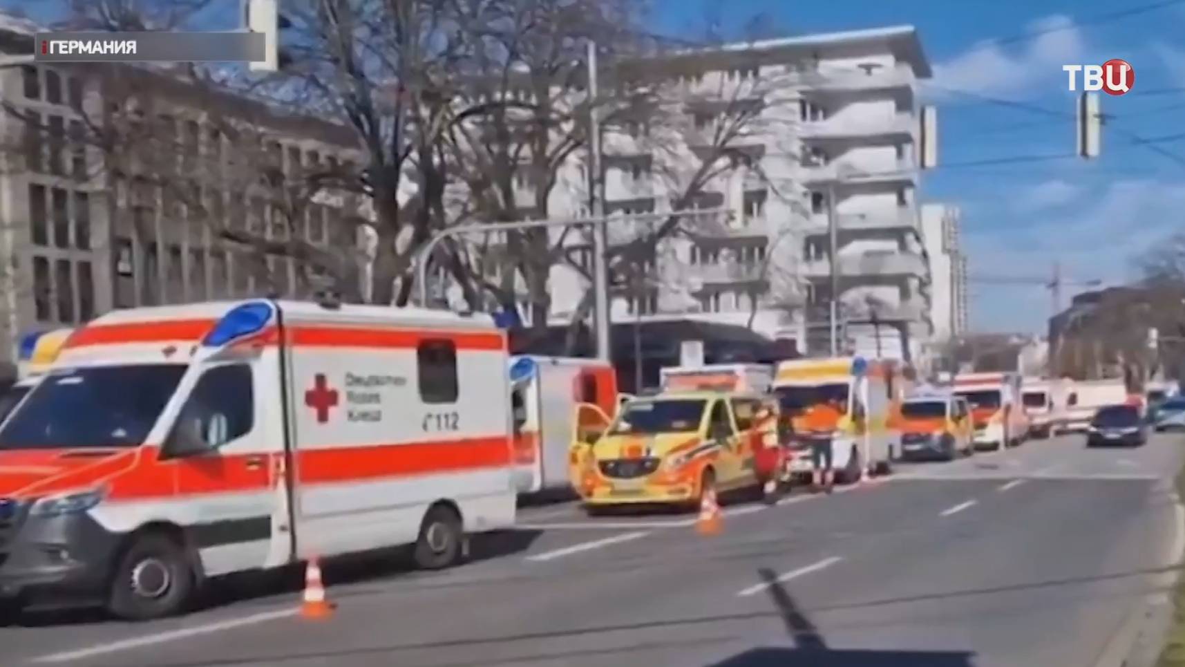 Власти немецкого Мангейма выясняют обстоятельства трагедии в центре города / События на ТВЦ